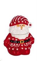 Scatola Babbo Natale Ceramica 16X13Xh19