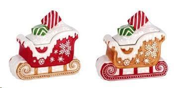 Scatola Slitta Natale Cm24X12Xh23