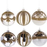 Pallina Natale Vetro Perla A3D2F Ex6 D10