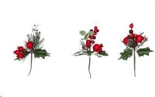 Ramoscello Bacche Natale A3M Cm25