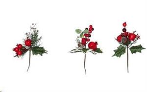 Ramoscello Bacche Natale A3M Cm25