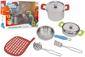 Pentoline Metallo C/Accessori Cucina 8Pz