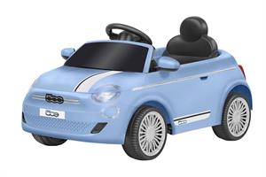 Auto Elettr Fiat 500E Azzurra 12V 4,5Ah R/C 2,4Ghz