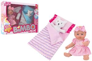 Bambola 31 Cm C/Lettino E 2 Accessori 2 Ass