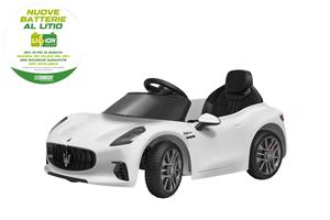 Auto Bt Li-Ion Maserati Granturismo 12V Bianco