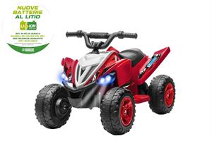 Quad Bt Li-Ion 12V 4,5Ah Rosso
