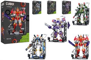 Cubix Mecha Con Piattaforma 402-430Pz 4 Ass