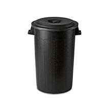 Bidone C/Cop Lt 100 Nero