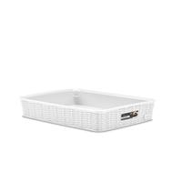 Cestino Elegance L Bianco 35,5X26XH.6