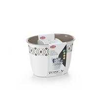 Scolaposate Tosca Bianco/Tortora Chiaro Plus