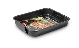 Teglia rettangolare cm.35x25 con asole Fuoco&Idee Accademia Mugnano