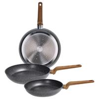 Set 3 Padelle Cm 20/24/28 Forged Wild Stone Tognana