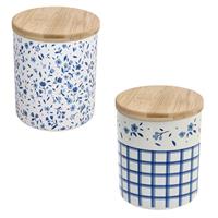 Barattolo Con Coperchio Bamboo 630Cc Dolce Casa Cottage Tognana