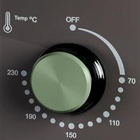 Forno Elettrico 60Lt 1600W 70-230C Iridea Verde Tognana