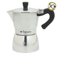 Caffettiera 3 Tz Grancucina Mirror-Alluminio Tognana