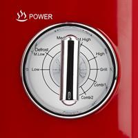 Microonde 20L Combo Retro Design Rosso Girmi FM21