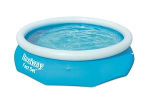 Piscina Fast Set 305x76 Cap.3.800 L.Predisposta Per Pompa Filtro Bestway