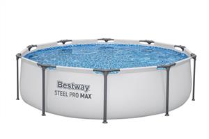 Piscina Steel Pro Max Cm.305x76 Cap.4.678L Predisposta Pompa Filtro Best