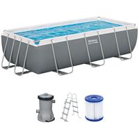 Piscina Power Steel Frame 404x201x100cm Cap.6.478 Lt Pompa/Scaletta Best