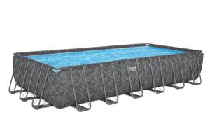 Piscina Apx 365 Rett.7.32m3.66m1.32m Cap.30.045 L Pompa/Scaletta Bestway