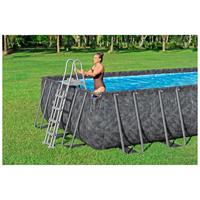 Piscina Apx 365 Rett.7.32m3.66m1.32m Cap.30.045 L Pompa/Scaletta Bestway