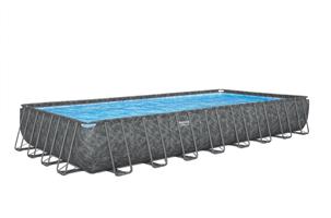 Piscina Apx 365 Rett.9.56m4.8m1.32m Cap.52.231 L Pompa a Filtro/Scalet B