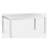 Tavolo Ever Cm.160-240x90x75h Struttura in Alluminio Bianca