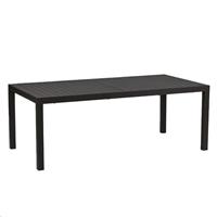 Tavolo Ever Cm.160-240x90x75h Struttura in Alluminio Antracite