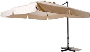 Ombrellone Venezia 3X3 Antracite-Ecru'