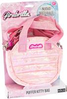 Girabrilla Puffer Pets Bag Pink/Gold