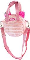 Girabrilla Puffer Pets Bag Pink/Gold