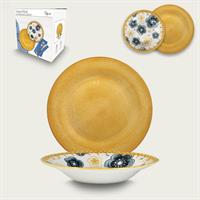 Servizio Piatti 12 Pz Cinque Petali