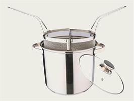 Pentola Con Cestello Cm 22*19 Inox