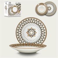 Servizio Piatti 12 Pz Sahara Brown