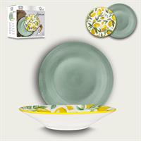 Servizio Piatti 12 Pz Lemon