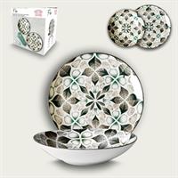 Servizio Piatti 12 Pz Petalo Tiffany