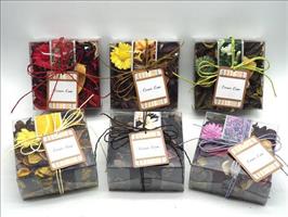 Confezione Pot-Pourri In Scatola Acetata Gr.120 H.6X12X12Cm. Profumato