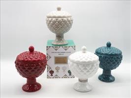 Scatola Pigna Lucida Con Coperchio 11.5X12X12Cm