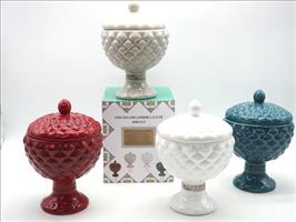 Scatola Pigna Lucida Con Coperchio 15.5X16X16Cm