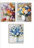 Quadro Con Pittura Materica A Rilievo 80X60Cm.