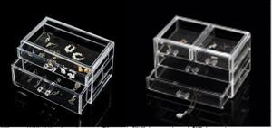 Porta Gioie Con Cassettini In Plexiglass H.11X15X24Cm.