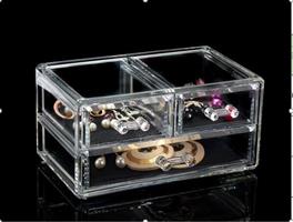 Porta Gioie Con Cassettini In Plexiglass H.11.5X112X19Cm.