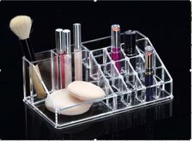 Porta Trucchi In Plexiglass H.8X12.7X22.3Cm.