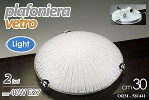 Plafoniera Bca 2 Luci 30Cm  Rb001/30