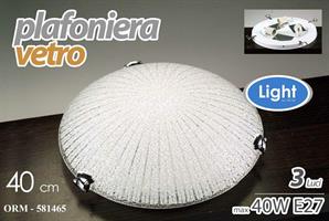 Plafoniera Bca 3Luci 40Cm   Rb001/40
