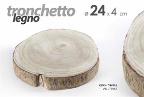 Tronco Legno 24*24*4Cm Pd170483