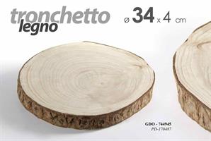 Tronco Legno 34*34*4Cm Pd170487