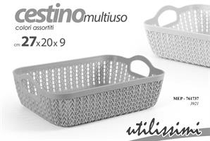 Cestino Plast Ass 27*20*9Cm3921