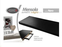 Mensola Nero 80*25*3,8  A902/80/1803