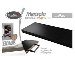 Mensola Ner 100*25*3,8 A903/100/1803